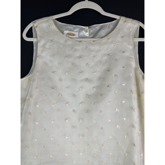 Talbots Stars Print Sleveeless Round Neck Sleeveless Tank Top - Picture 3 of 8